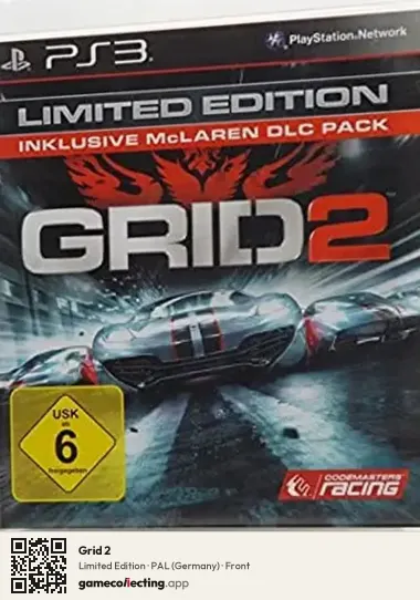 Grid 2 PlayStation 3, Germany box front