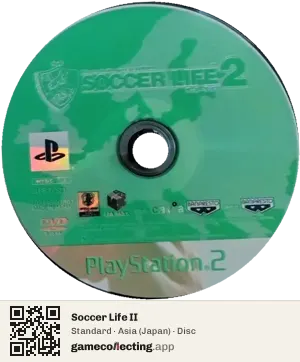 Soccer Life II PlayStation 2, Asia disc