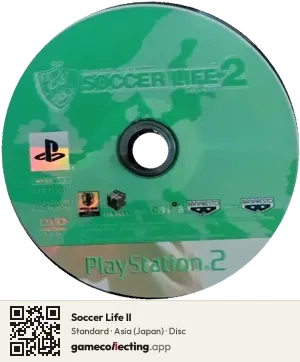 Soccer Life II PlayStation 2, Asia disc