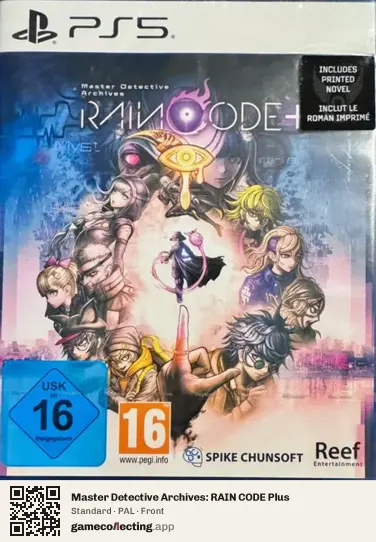 Master Detective Archives: RAIN CODE Plus PlayStation 5, PAL box front