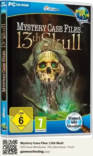 Mystery Case Files: 13th Skull Computer, Germany box front