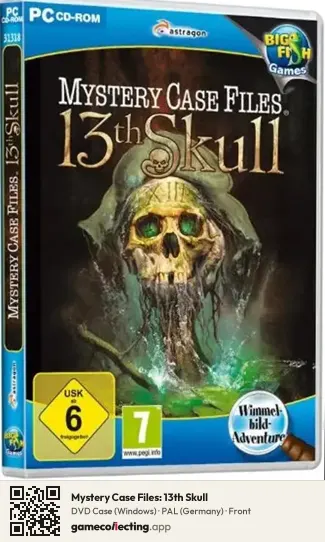 Mystery Case Files: 13th Skull Computer, Germany box front