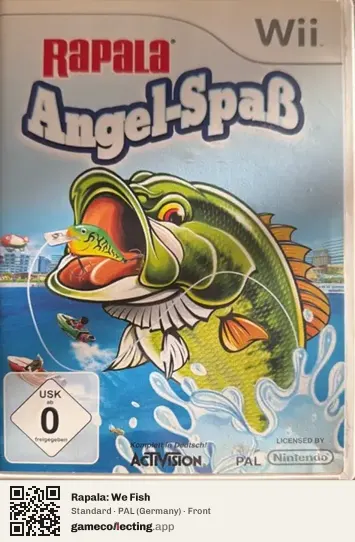 Rapala: We Fish Nintendo Wii, Germany box front