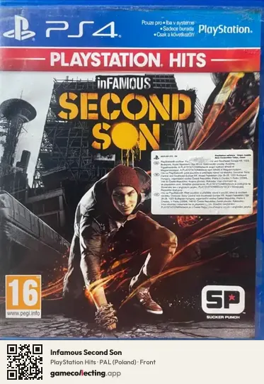 Infamous Second Son PlayStation 4, Poland box front