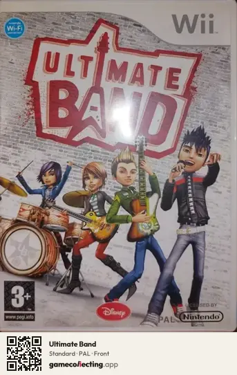 Ultimate Band Nintendo Wii, PAL box front