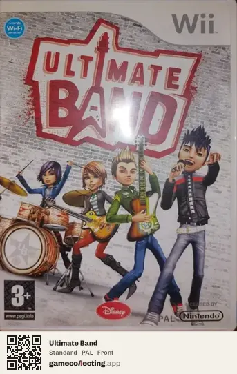Ultimate Band Nintendo Wii, PAL box front