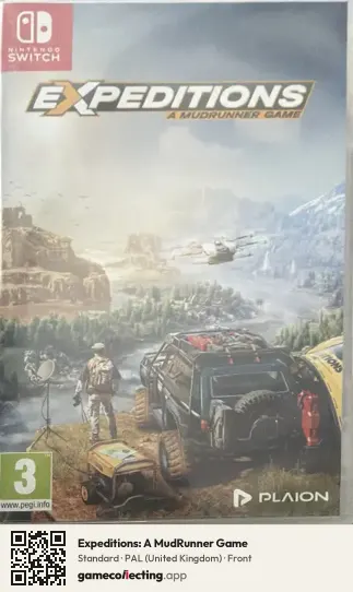 Expeditions: A MudRunner Game Nintendo Switch, United Kingdom box front