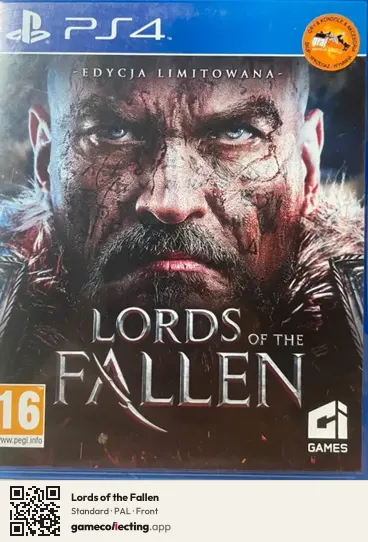 Lords of the Fallen PlayStation 4, PAL box front
