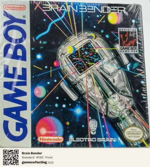 Brain Bender Game Boy, NTSC box front