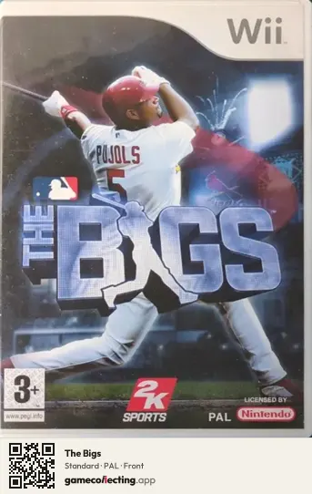 The Bigs Nintendo Wii, PAL box front