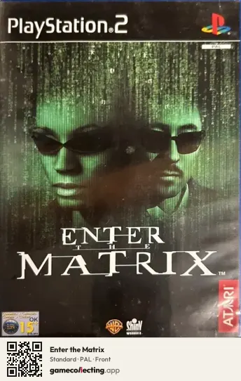 Enter the Matrix PlayStation 2, PAL box front
