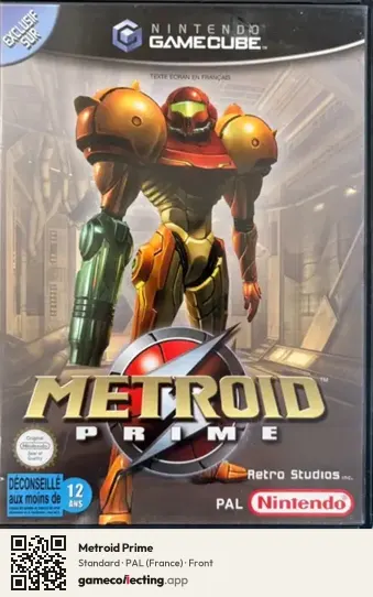 Metroid Prime Nintendo GameCube, France box front
