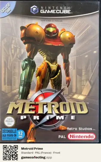 Metroid Prime Nintendo GameCube, France box front