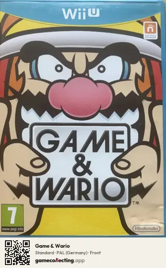 Game & Wario Nintendo Wii U, Germany box front