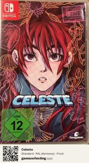 Celeste Nintendo Switch, Germany box front