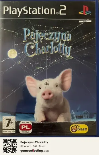 Pajeczyna Charlotty PlayStation 2, PAL box front
