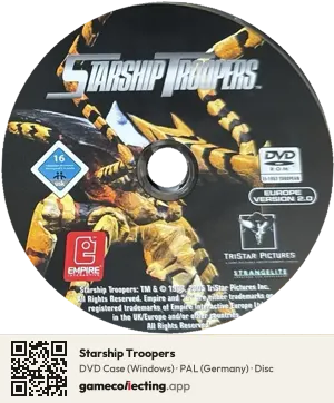 Starship Troopers Computer, PAL disc