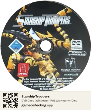 Starship Troopers Computer, PAL disc