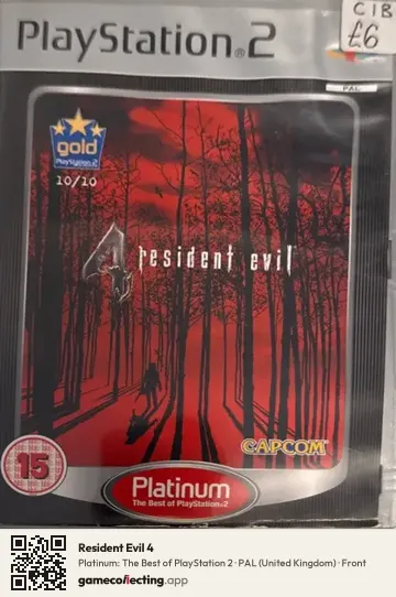Resident Evil 4 PlayStation 2, United Kingdom box front