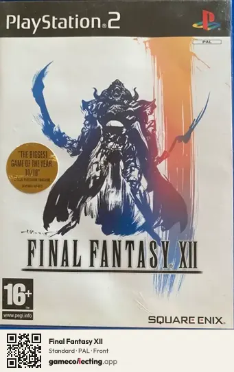 Final Fantasy XII PlayStation 2, PAL box front