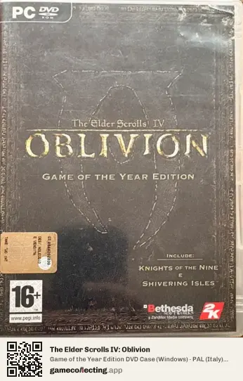 The Elder Scrolls IV: Oblivion Computer, Italy box front