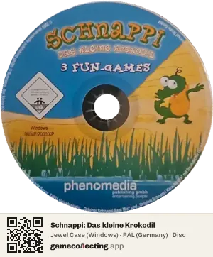 Schnappi: Das kleine Krokodil Computer, PAL disc