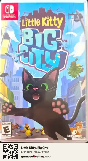 Little Kitty, Big City Nintendo Switch, NTSC box front