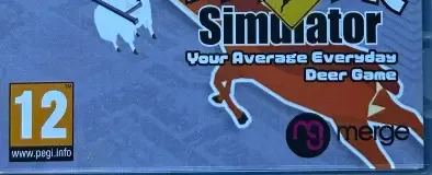 DEEEER Simulator: Your Average Everyday Deer Game, the USK square on its front
