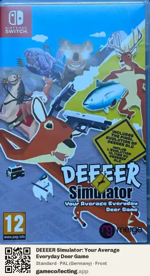 DEEEER Simulator: Your Average Everyday Deer Game Nintendo Switch, Germany box front