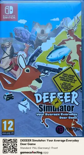 DEEEER Simulator: Your Average Everyday Deer Game Nintendo Switch, Germany box front