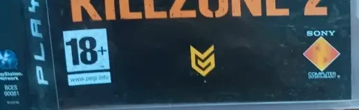 Killzone 2, the PEGI square on its front