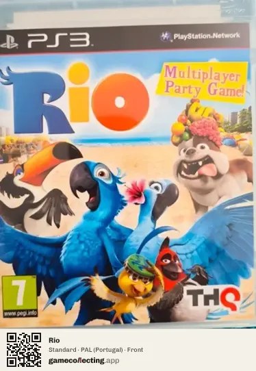 Rio PlayStation 3, Portugal box front