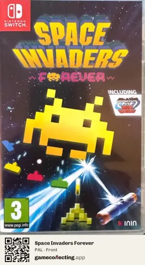 Space Invaders Forever Nintendo Switch, PAL box front