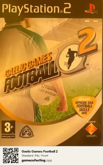 Gaelic Games: Football 2 PlayStation 2, PAL box front