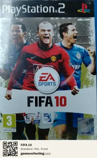 FIFA 10 PlayStation 2, PAL box front