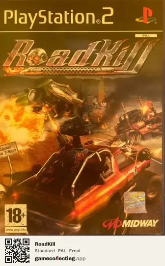 RoadKill PlayStation 2, PAL box front