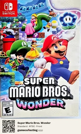 Super Mario Bros. Wonder Nintendo Switch, NTSC box front
