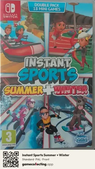 Instant Sports Summer + Winter Nintendo Switch, PAL box front