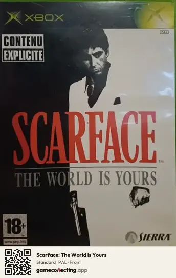 Scarface: The World Is Yours Xbox, PAL box front