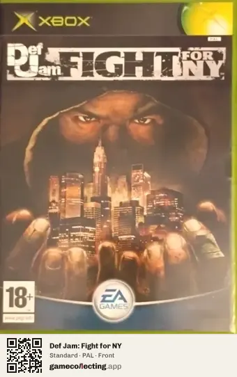 Def Jam: Fight for NY Xbox, PAL box front