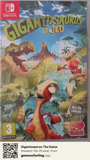 Gigantosaurus: The Game Nintendo Switch, France box front