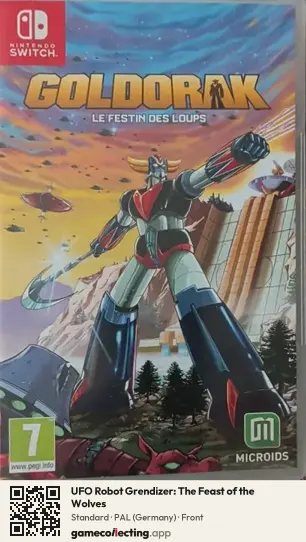 UFO Robot Grendizer: The Feast of the Wolves Nintendo Switch, Germany box front