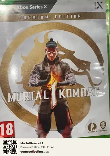 Mortal Kombat 1 Xbox Series X, PAL box front