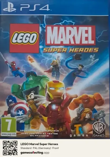 LEGO Marvel Super Heroes PlayStation 4, Germany box front