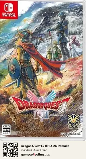 Dragon Quest I & II HD-2D Remake Nintendo Switch, Asia box front