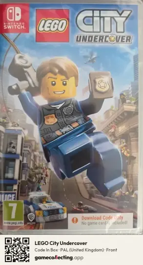 LEGO City Undercover Nintendo Switch, United Kingdom box front