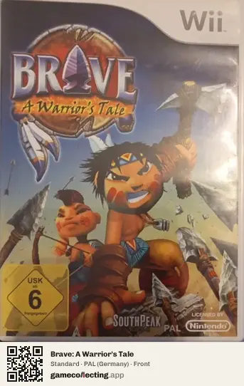 Brave: A Warrior's Tale Nintendo Wii, Germany box front
