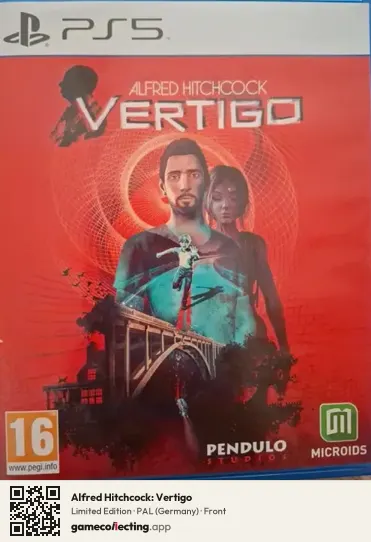 Alfred Hitchcock: Vertigo PlayStation 5, Germany box front