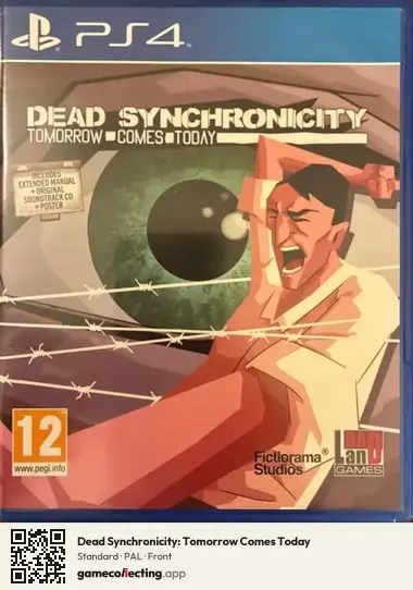 Dead Synchronicity: Tomorrow Comes Today PlayStation 4, PAL box front