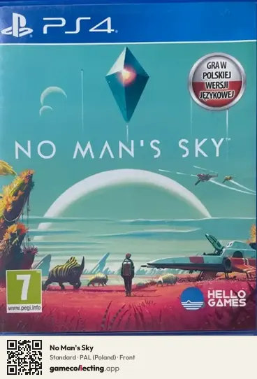 No Man's Sky PlayStation 4, Poland box front